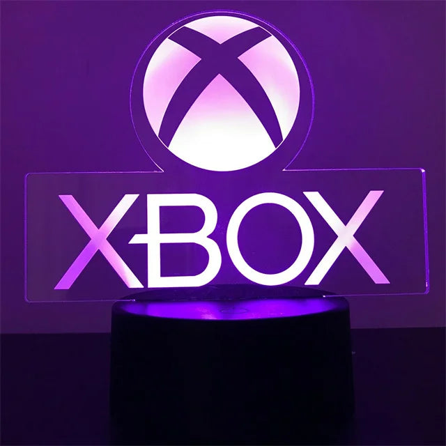 3D LED Gaming Party Setup Lamp Gaming Room Lamp Decoration USB Powered Night Light Table Lamp For Bedroom Decor Christmas Lights